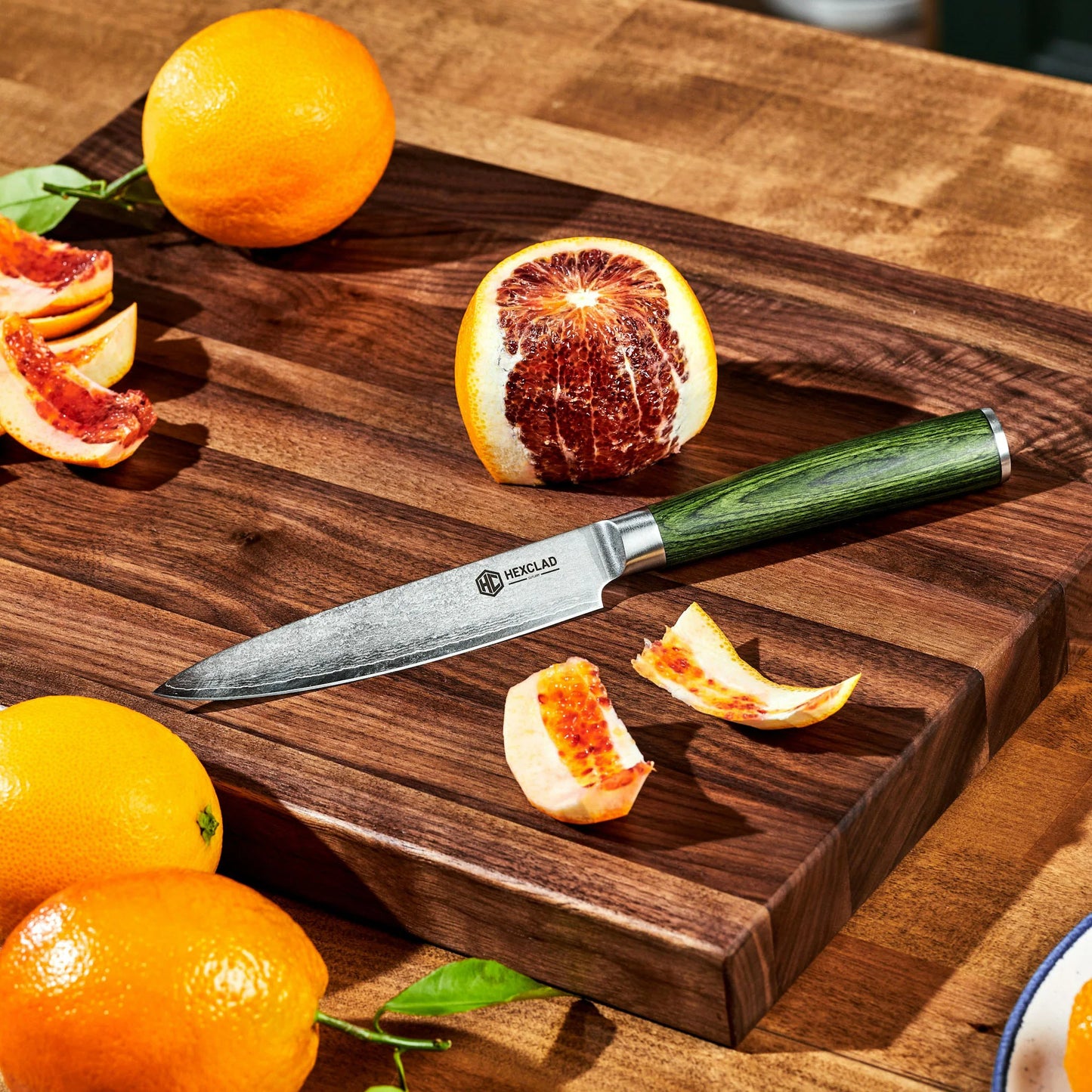 Essential Damascus Steel Knife Set, 6pc