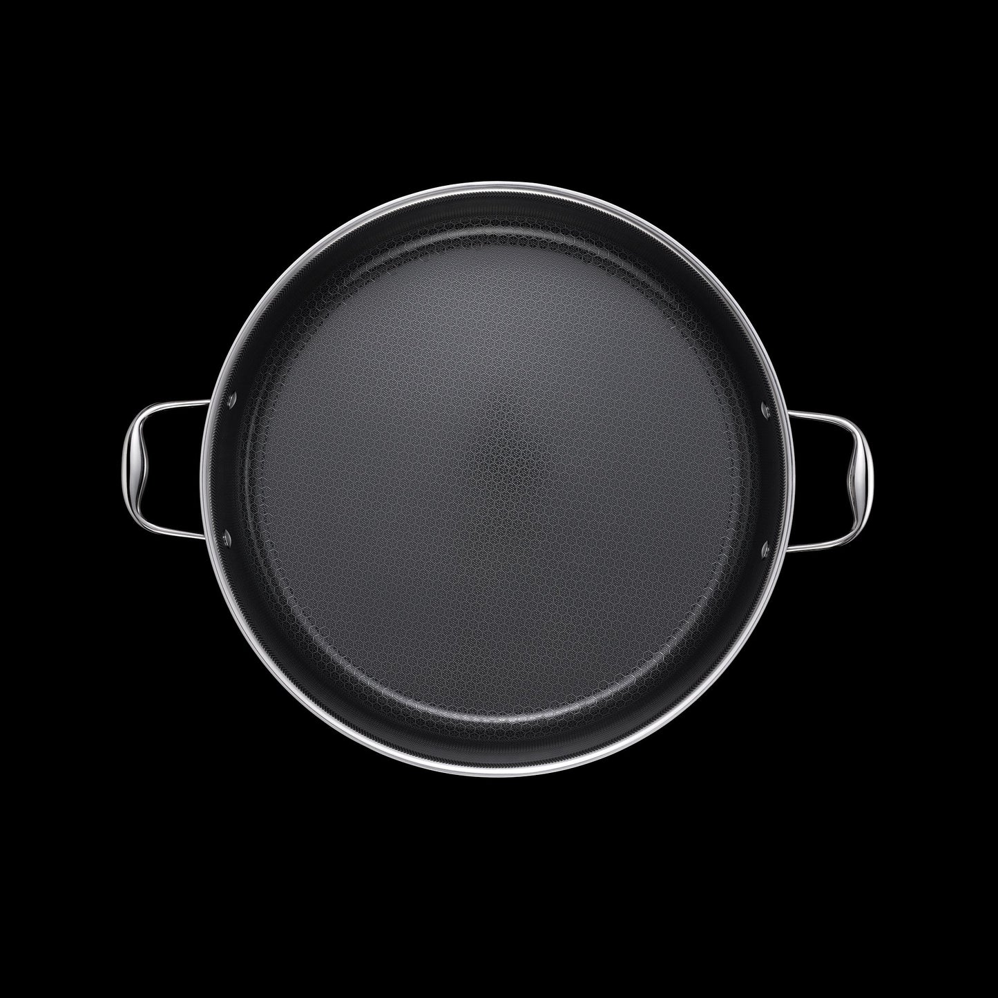 Hybrid Deep Sauté Pan with Lid, 10-QT