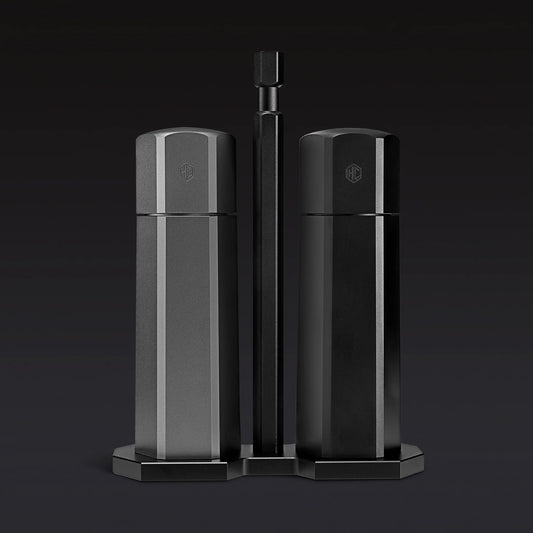 HexMill Tabletop Salt & Pepper Grinder Set