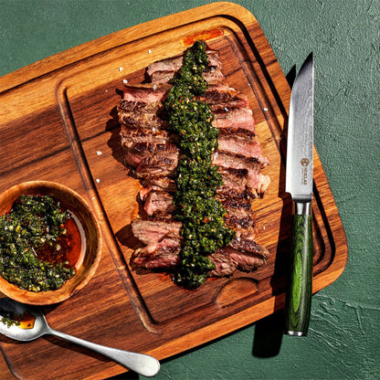 8pc Steak Knife and Bistecca Plate Set