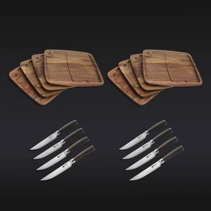 Steak Knife & Bistecca Plate Set, 16-pc (Espresso)